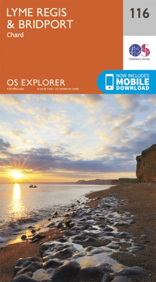 OS Explorer 116 Lyme Regis & Bridport [ISBN: 978-0-319-24317-6]