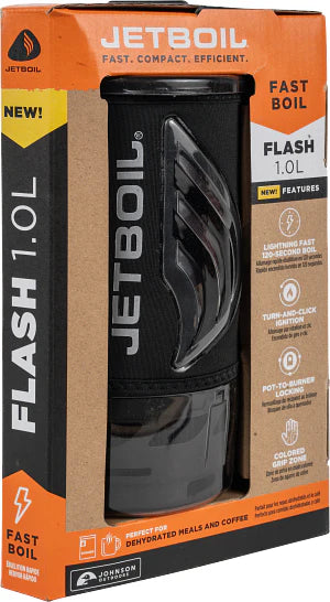 Jetboil Flash Personal Cooking System – 1L Fastest Backpacking Stove 