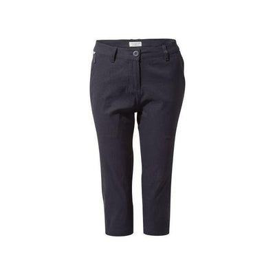 Craghoppers Kiwi Pro II Womens Crop Trousers | Dark Navy