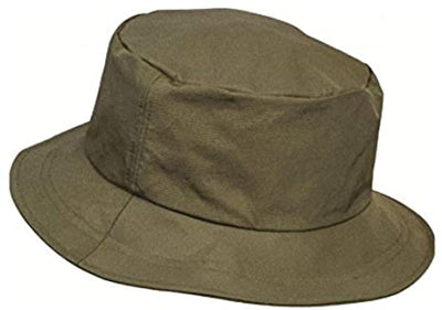 Highlander Fold Away Water Resistant Bush Hat- Olive