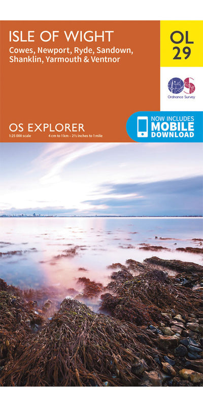 OS Explorer OL29 Isle of Wight [ISBN: 978 0 319 24268 1]