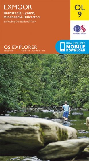 OS Explorer OL9 Exmoor [ISBN: 978-0-319-24248-5]