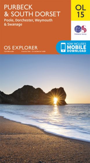 OS Explorer OL15 Purbeck & South Dorset [ISBN: 978-0-319-24254-4]