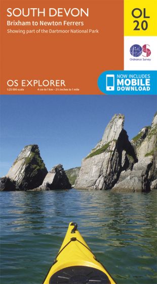 OS Explorer OL20 South Devon [ISBN: 978-0-319-24259-9]