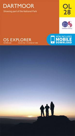 OS Explorer OL28 Dartmoor [ISBN: 978-0-319-24267-4]