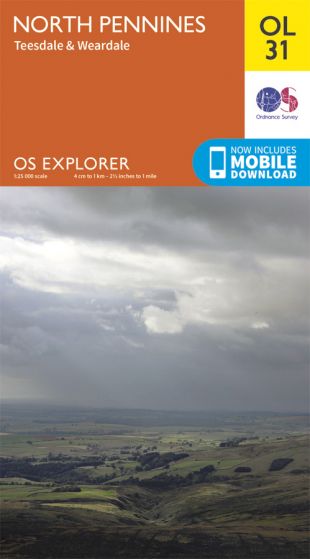 OS Explorer OL31 North Pennines [ISBN: 978 0 319 24270 4]