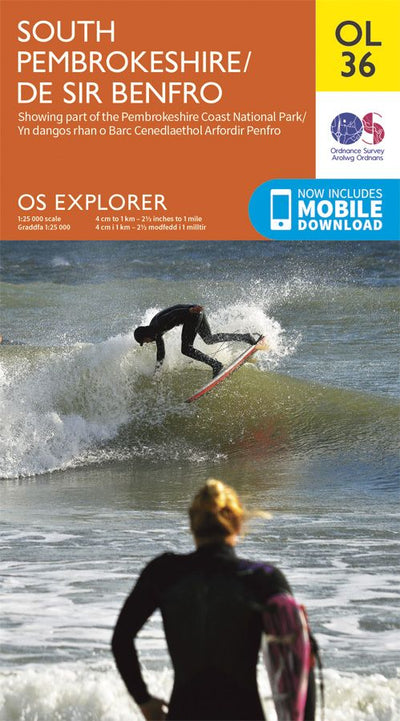 OS Explorer OL36 South Pembrokeshire [ISBN: 978-0-319-24275-9]