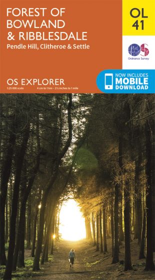 OS Explorer OL41 Forest of Bowland & Ribblesdale  [ISBN: 978-0-319-24280-3]
