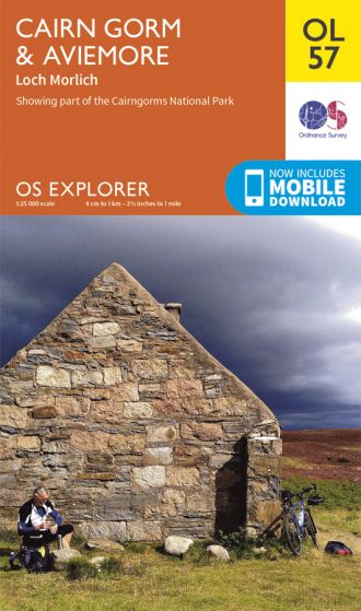 OS Explorer OL57 Caine Gorm & Aviemore  [ISBN: 978 0 319 24296 4]