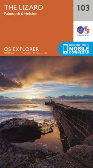 OS Explorer 103 The Lizard [ISBN: 978-0-319-24305-3]