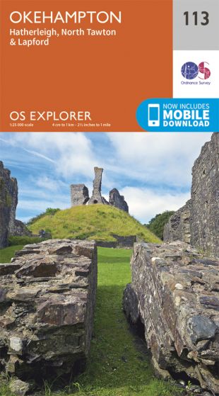 OS Explorer 113 Okehampton [ISBN: 978 0 319 24314 5]