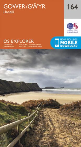 OS Explorer 164 Gower & Llanelli