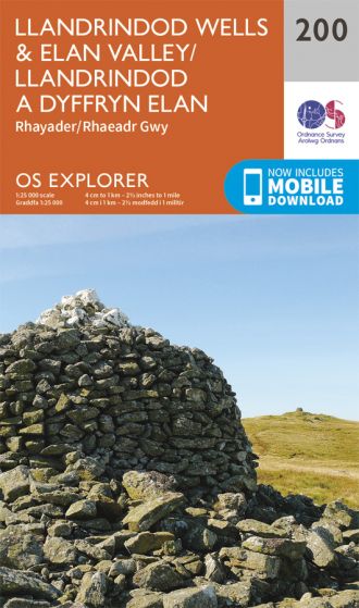 OS Explorer 200 Llandrindod Wells & Elan Valley, Rhayader