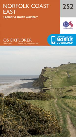 OS Explorer 252 Norfolk Coast East [ISBN: 978 0 319 24448 7]