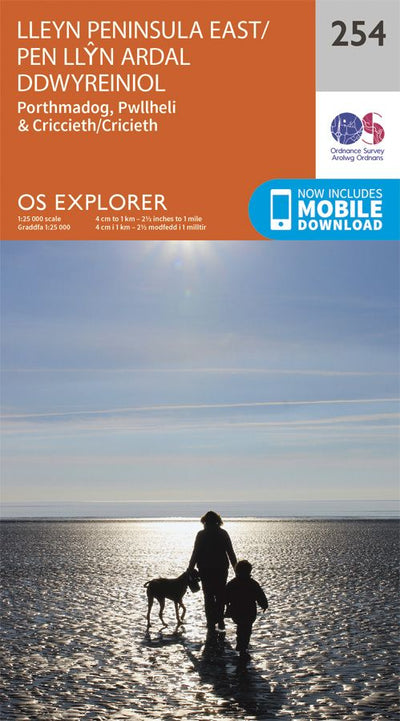 OS Explorer 254 Lleyn Peninsular East [ISBN: 978-0-319-24450-0]