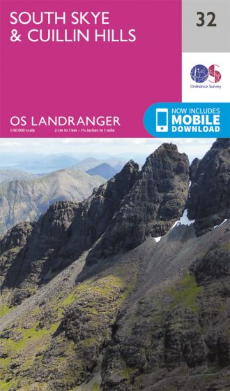 OS Landranger 32 South Skye & Cuillin Hills