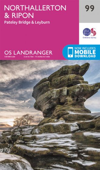 OS Landranger 99 Northallerton & Ripon  [ISBN: 978-0-319-26197-2]