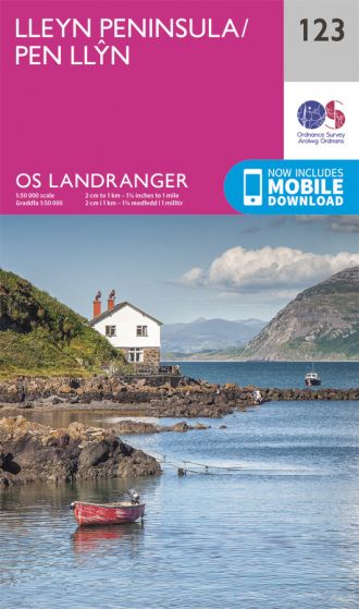 OS Landranger 123 Lleyn Peninsula  [ISBN: 978-0-319-26221-4]