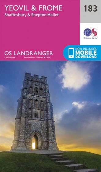 OS Landranger 183 Yeovil & Frome [ISBN: 978-0-319-26281-8]