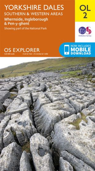 OS Explorer OL2 Yorkshire Dales [ISBN: 978-0-319-24331-0]