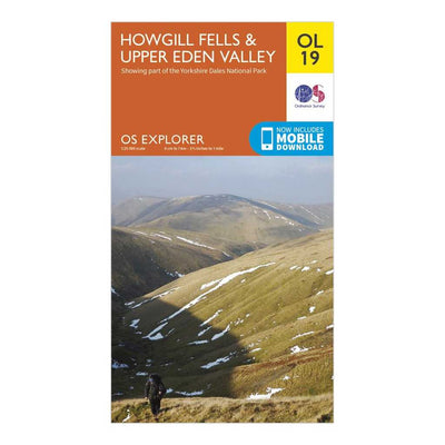 OS Explorer OL19 Howgill Fells & Upper Eden Valley [ISBN: 978-0-319-24258-2]