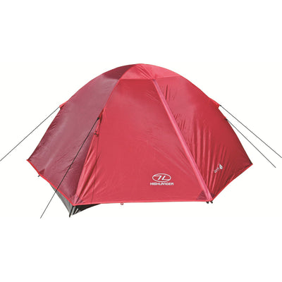 Highlander 2 Person Dome Tent Birch 2- Tango Red