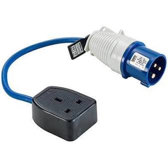 Crusader Products 16A Plug to 13A Socket Fly Lead