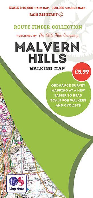 Malvern Hills Walking Map